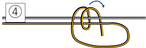 電車結びの結び方:手順4