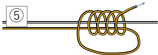 電車結びの結び方:手順5