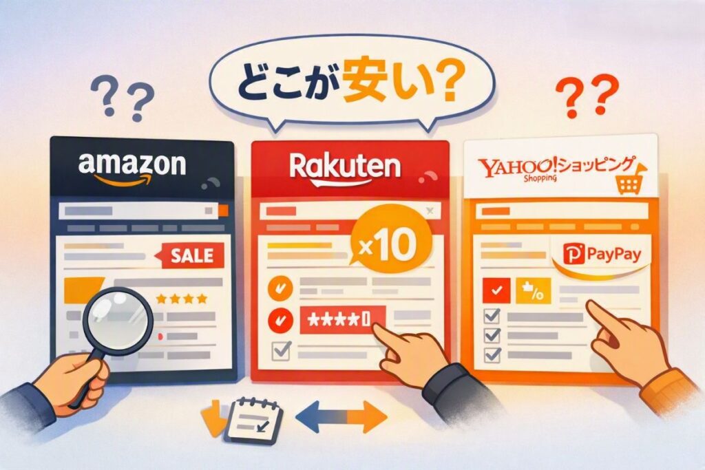 どこのショップが安い?