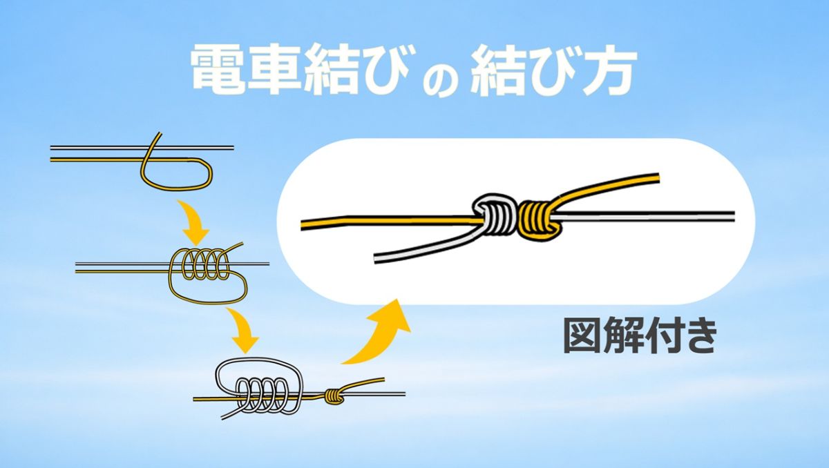 電車結びの結び方