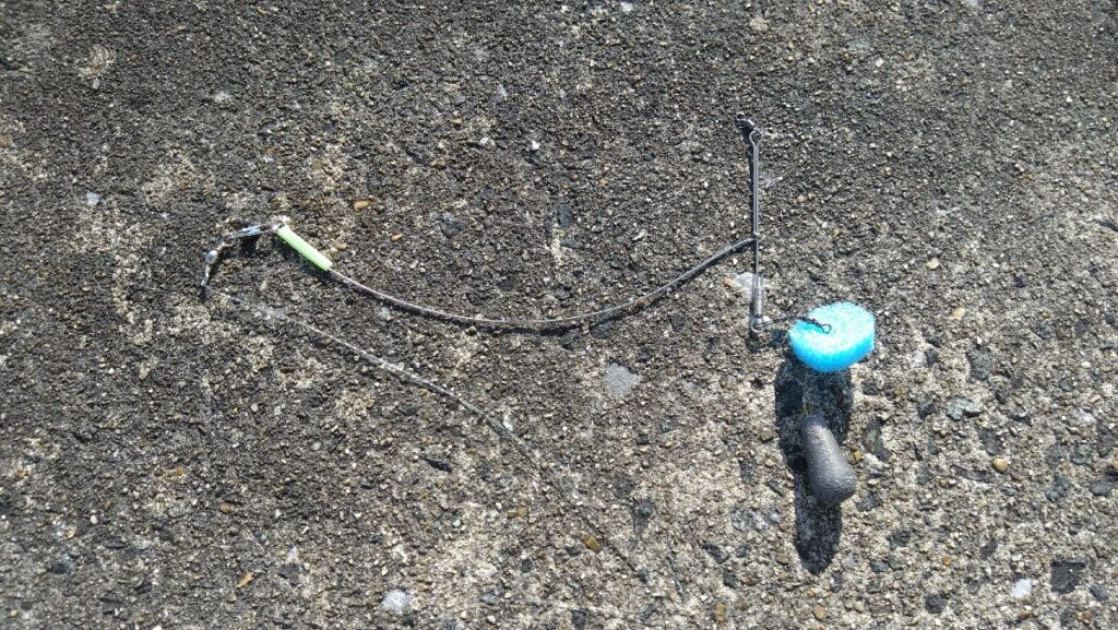 ちょい投げ仕掛け準備