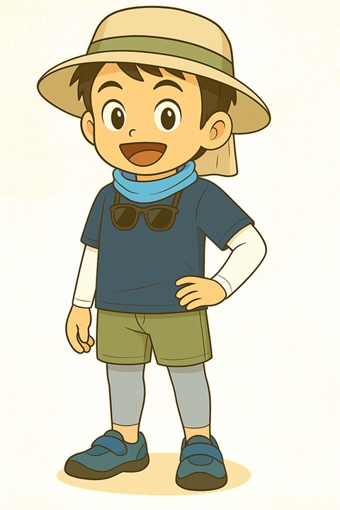 釣り:夏のコーデ