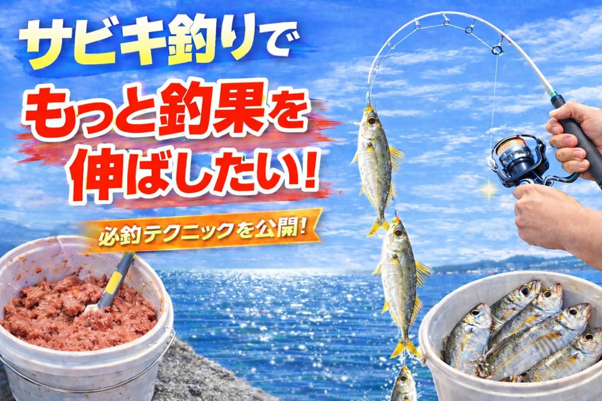 サビキ釣りの釣果UPのコツ