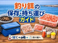 釣り餌の保存・持ち運びガイド